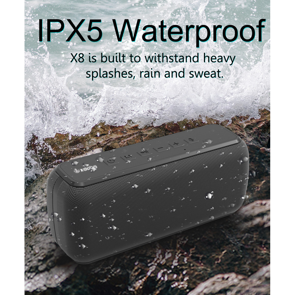 60W Xdobo X8II Bluetooth Speaker TWS Wireless Portable Subwoofer Waterproof 6600mAh Powerful Bass
