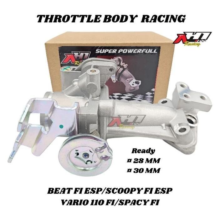 TB THROTTLE BODY TB BEAT FI ESP BEAT POP BEAT STREET SCOOPY Fi ESP VARIO 110 Fi 28 30 MM AH1 RACING