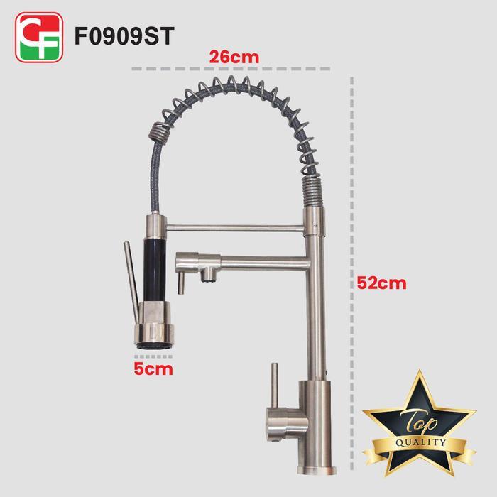 Fiorentino Kran Angsa / Sink Tembok / Kran Air Panas Dingin F0909