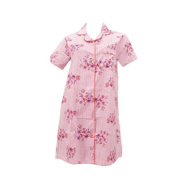 Luludi Lingerie Piyama LN 5124 - Pink motif bunga
