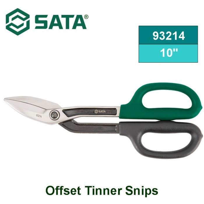 Gunting Kaleng Offset 10" Sata 93214 Offset Tinner Snips