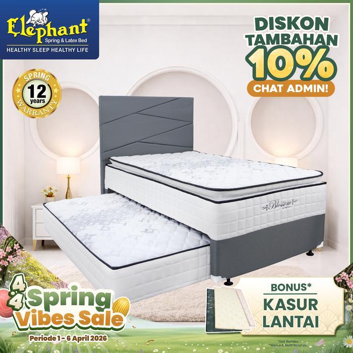 Kasur Springbed 2 In 1 Blossom Elephant