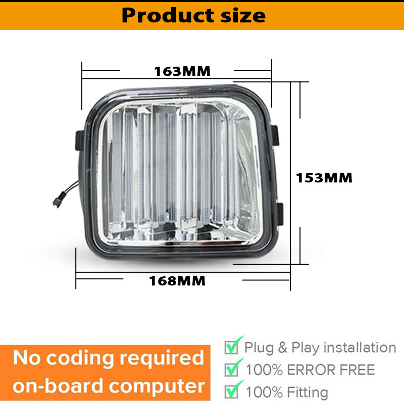 iJDM Switchback Amber Yellow LED Front Turn Signals Lamp For 2006-2010 Hummer H3 H3T Xenon White LED