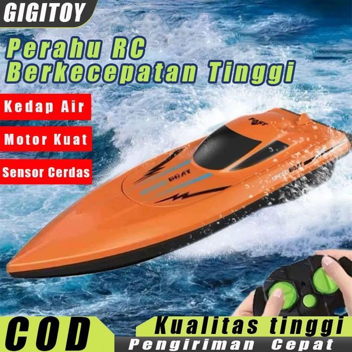 PIKYO 2.4G RC Speed Boat - Perahu Remote Control Outdoor Speed Boat Mainan Kapal Remot Kontrol Boat