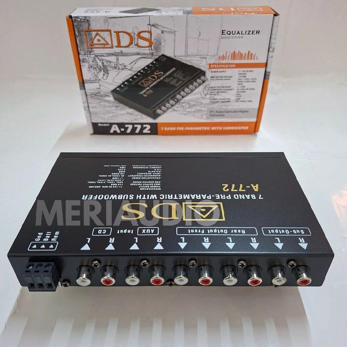 Preamp Parametrik Ads Ad 778 & A 772 7Band Equalizer Parametrik Equalizer Audio Sound System