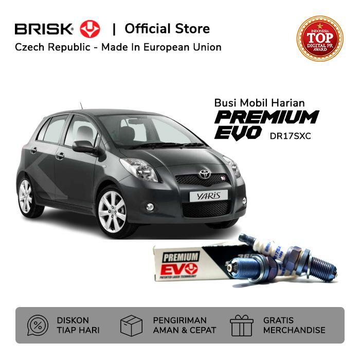 Busi Mobil Toyota Yaris Bakpao BRISK Premium Evo DR17SXC
