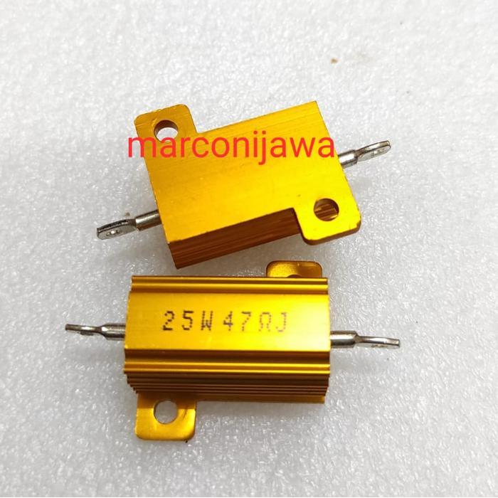 Resistor Hetsink 25W 47Ohm 25Wat 47Ohm