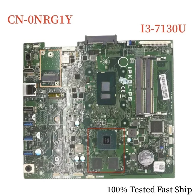 CN-0NRG1Y For Dell Inspiron 3277 3477 Motherboard IPKBL-PS 0NRG1Y NRG1Y With I3-7130U Mainboard 100%