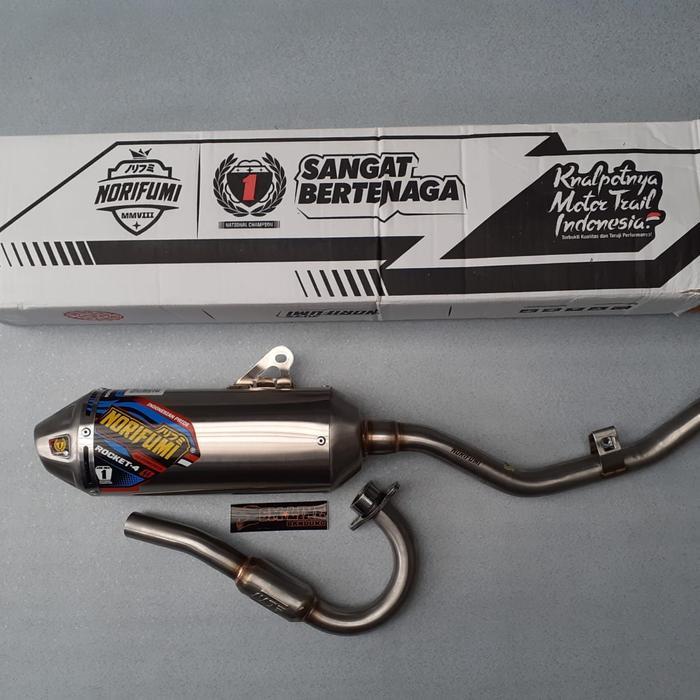 Knalpot Norifumi Rocket 4 KLX 140 original