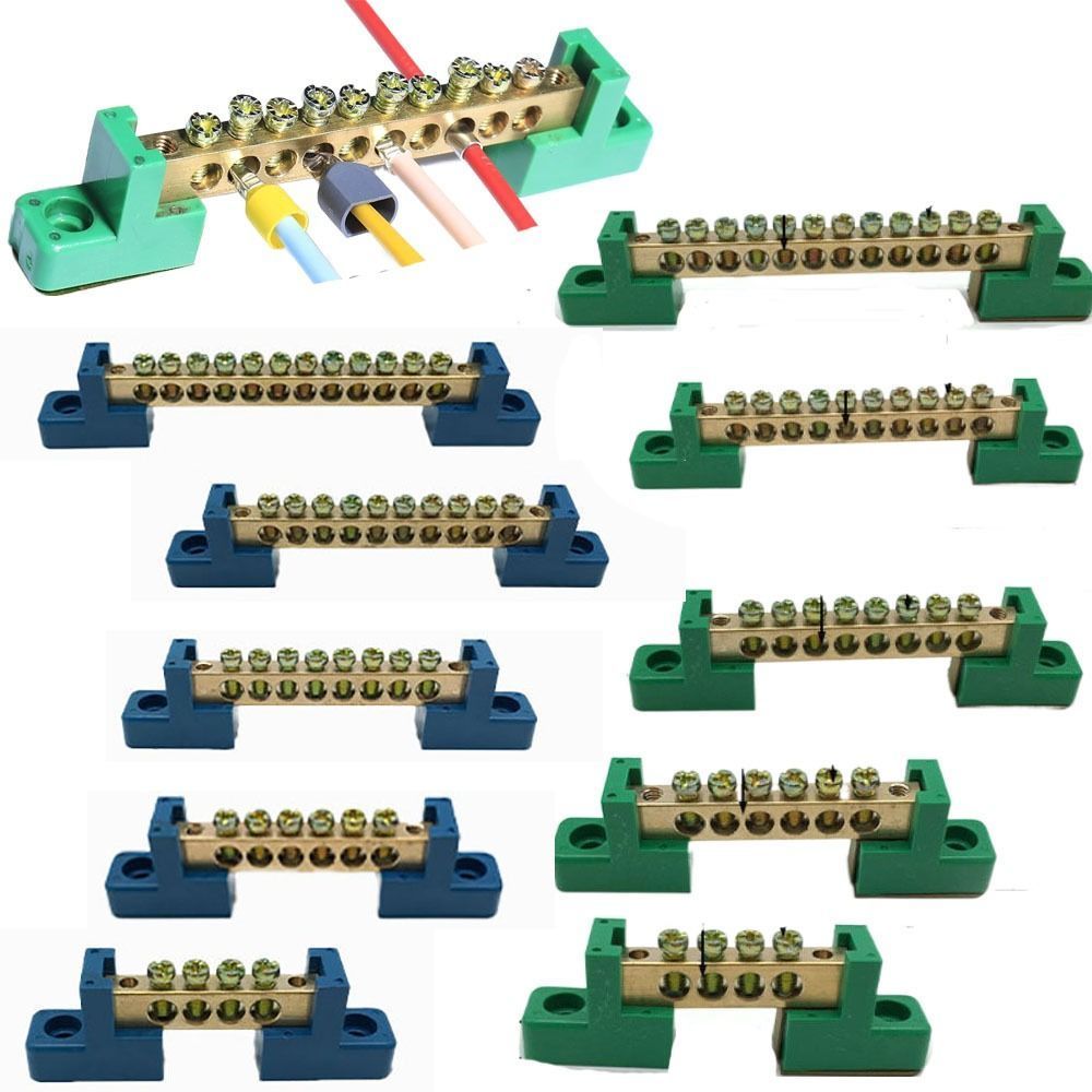 Copper Screw Terminal Block Distribution Box Connection Copper Terminal Blocks Wiring Terminal Pract