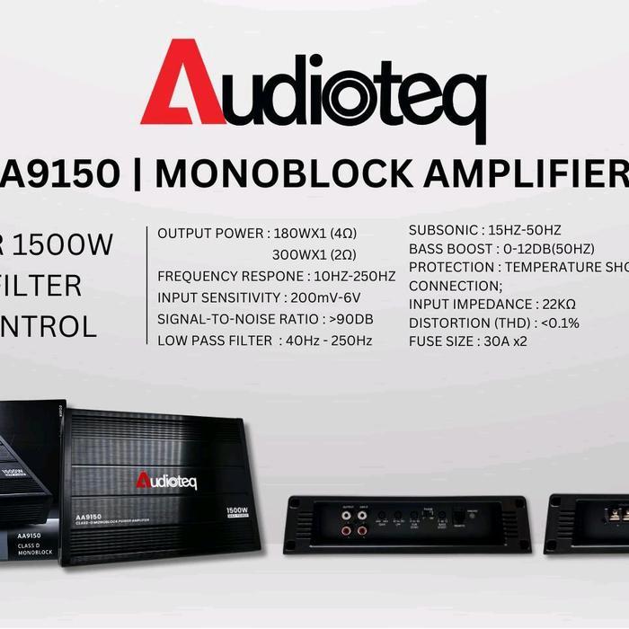 HOT SALE [Exclusive GT CARFanatics] Power Audioteq AA9150 1500W