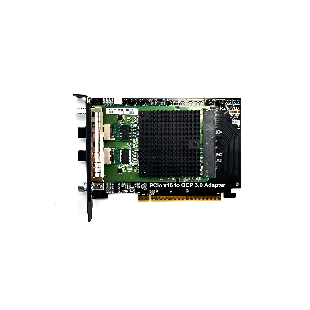 ADT-Link PCIE 5.0 x16 to OCP NIC3.0 Gen-Z 4C+/SFF-TA-1002 Lateral Adapter Card Compatible for