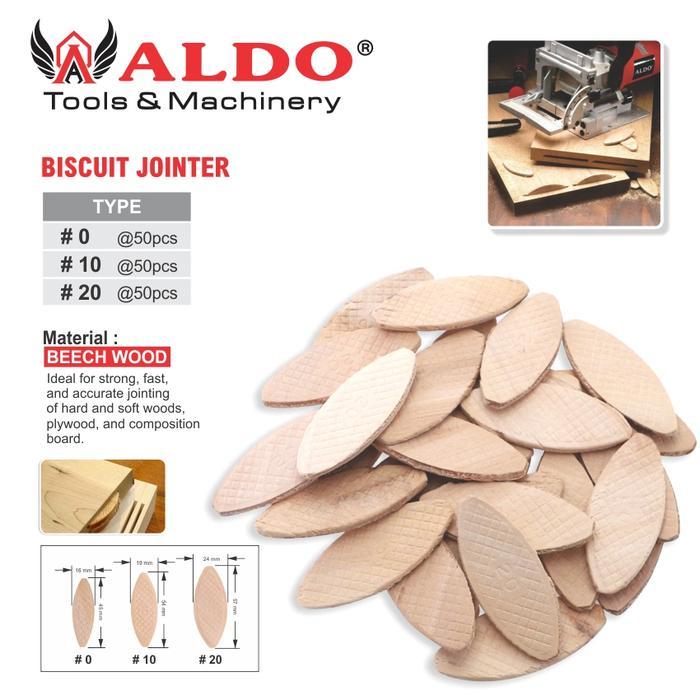BISCUIT JOINTER / PENYAMBUNG KAYU / BISKUIT KAYU MERK ALDO