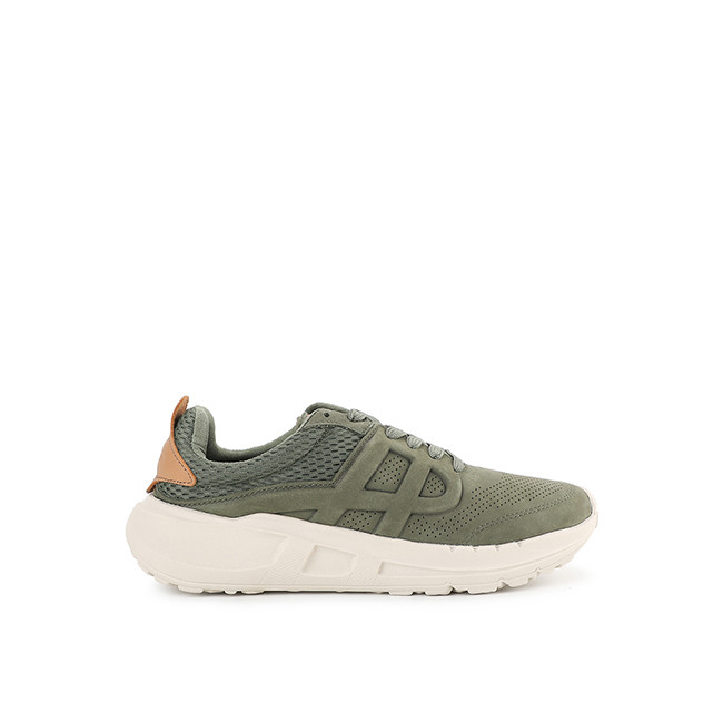 Hush Puppies Sneakers Wanita Seventy8 Lthr Runner Olivine Nubuck