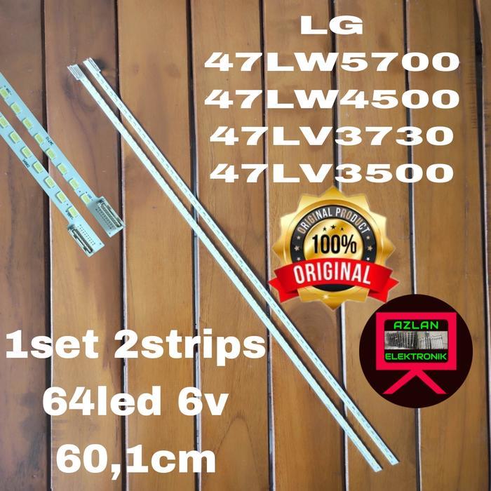 BACKLIGHT LED TV LG 47" 47LW5700 LW4500 LV3500 BL LAMPU 64led 6v
