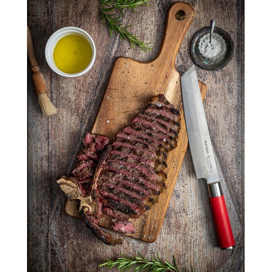 Pisau F. Dick Utility Knife 21cm, Red Spirit Tanto