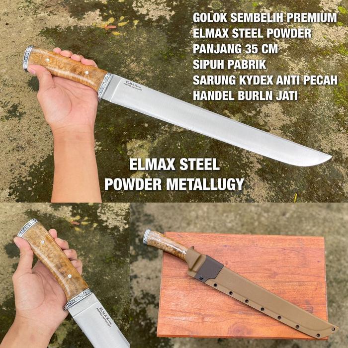 pisau dapur sembelih baja elmax limited