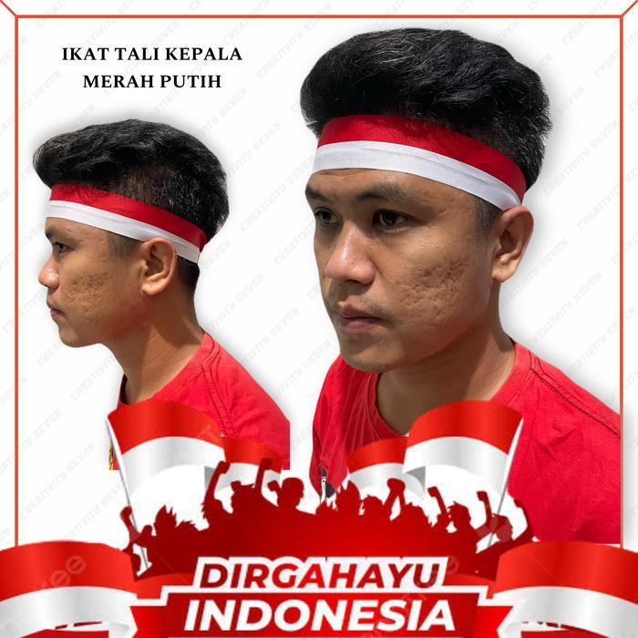 Pita Merah Putih - Ikat Kepala Merah Putih - Ikat kepala Dewasa Dan Anak anak - Aksesoris Indonesia
