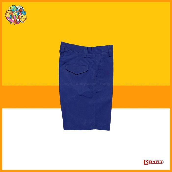 Seragam SMP - Celana Sekolah SMP Biru Pendek - Seragam Sekolah SMP - Rafly Jaya