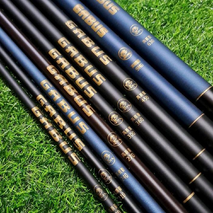 Joran Tegek Gabus kaku fiber solid murah ukuran 180cm - 630cm