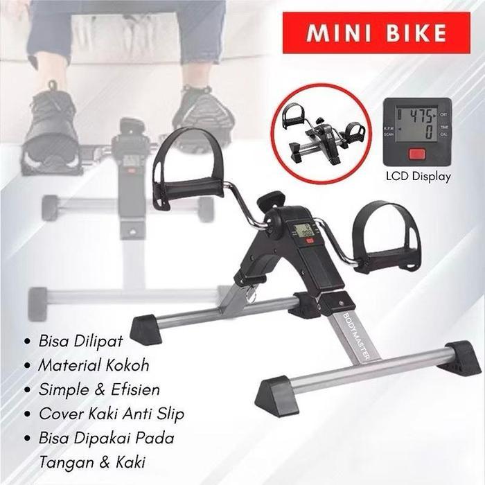 POTENCE Sepeda Statis Terapi Portable Sepeda Statis Mini Bike Untuk Terapi Kaki Tangan Stroke /
