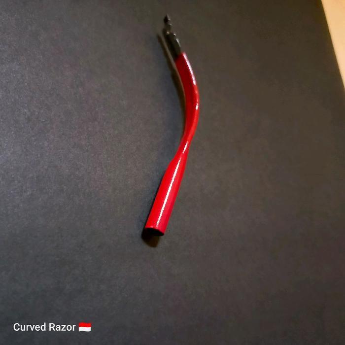 Mini Razor Lengkung Premium Spesial Edisi Untuk Kang Cukur Sultan