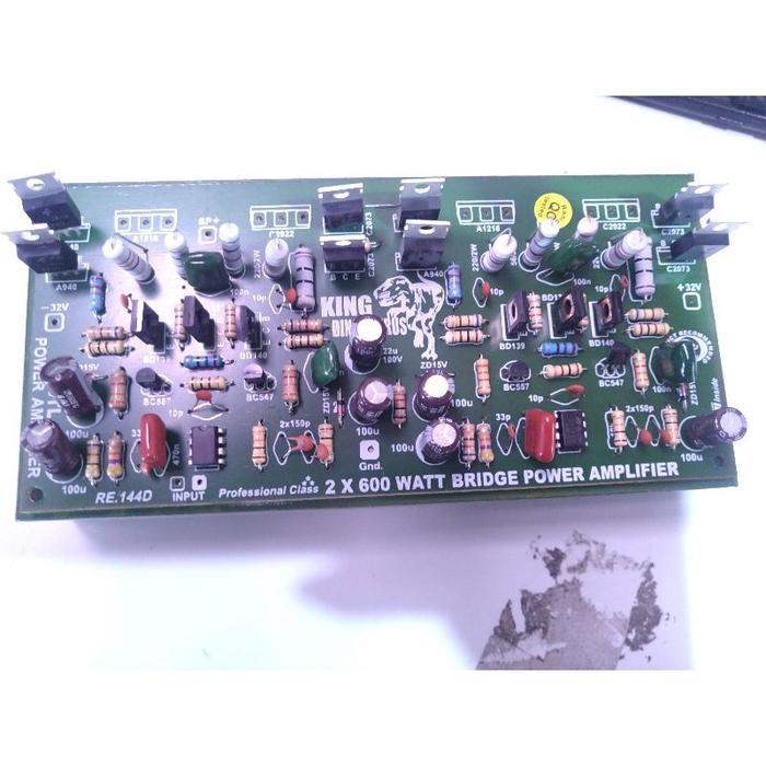Thebest- Kit Driver Power Amplifier BTL Bridge 2X600 Watt Mono