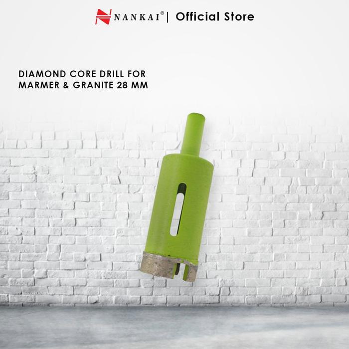 Nankai Diamond Core Drill 28Mm / Mata Bor Batu Marmer Granite