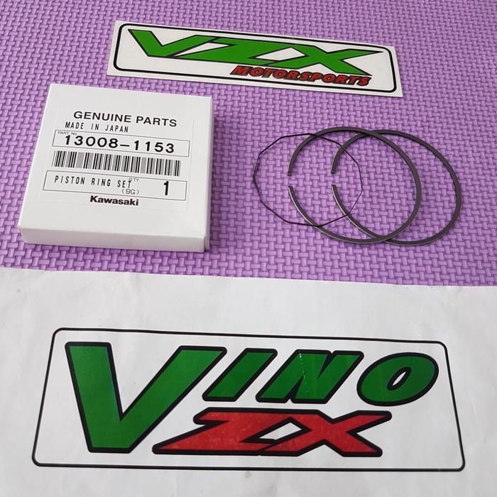 Ring Set Piston Ring Seher Standar Ninja R Ss 150 Rr Krr Ori Kawasaki