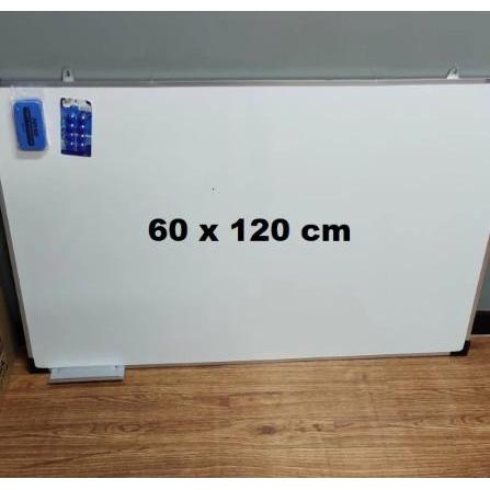 Whiteboard 60 x 120 cm papan tulis