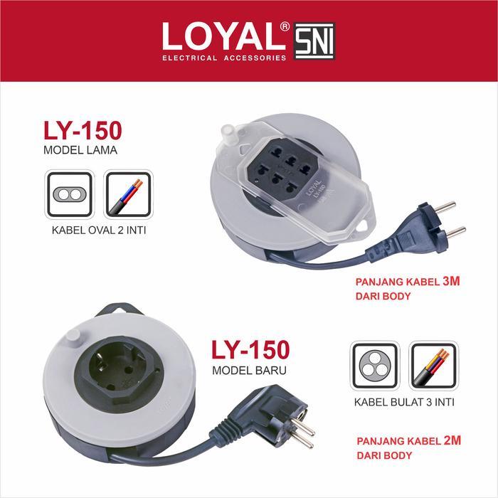 Loyal Kabel Roll 2 Meter Roll Kabel Mini Travel Ly 150 Ly150