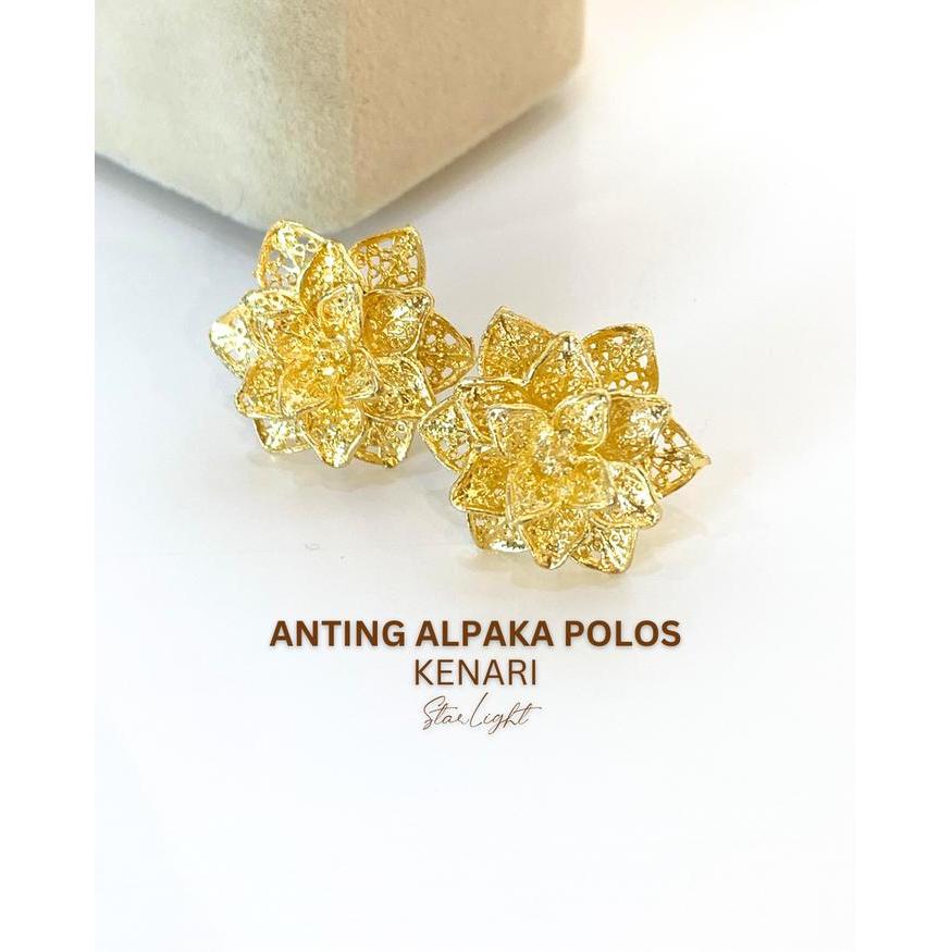 STARLIGHT BALI - Anting Alpaka Polos earrings jewellery / alpaka bali / anting pesta / anting wanita