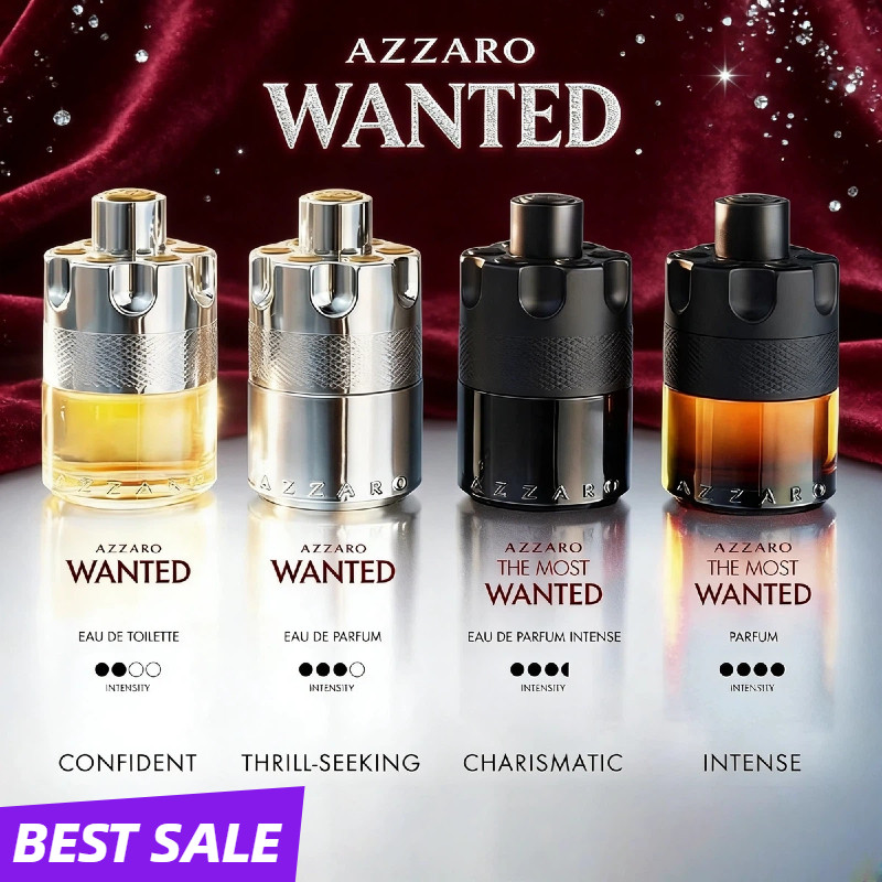 HOT Azzaro The Most Wanted Eau de Parfum Intense Long Lasting Luxury Perfume for Men Woody &