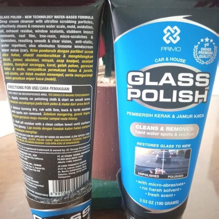 "New" PEMBERSIH JAMUR KACA MOBIL & RUMAH / PRIMO GLASS POLISH 100GR