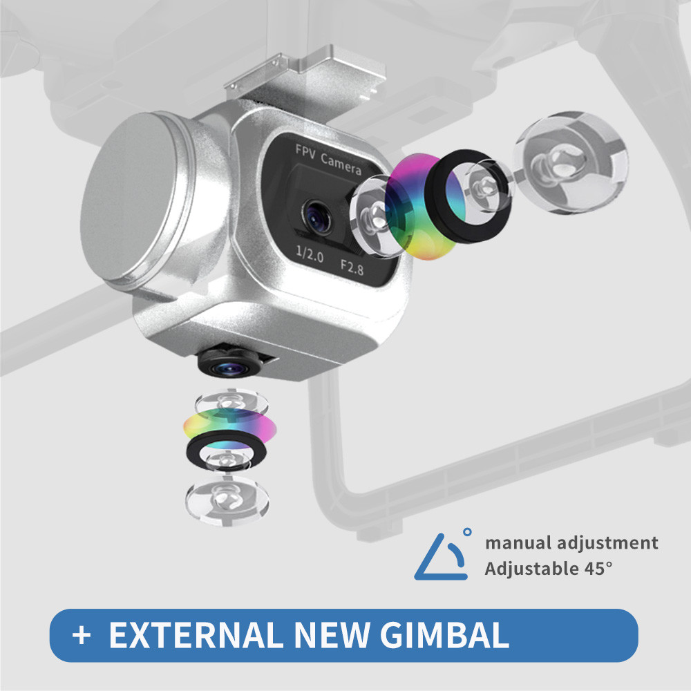 KBDFA KY101 RC Drone Professional 4K HD Camera Aerial Photography Brushless Motor WIFI Lifting