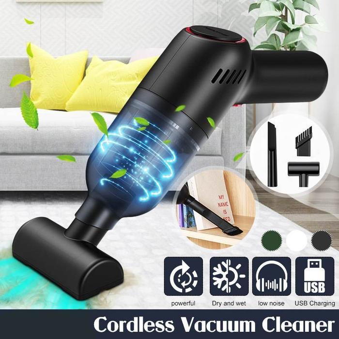 TERLARIS Penyedot Debu Mobil Handheld Wireless Vacuum Cleaner 120W - LB-067C SALE