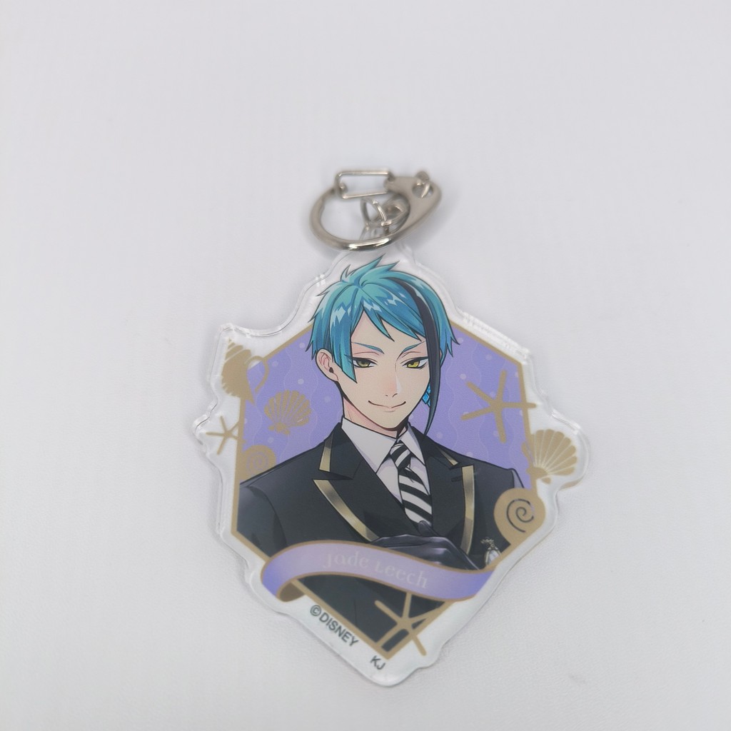 Acrylic Strap Keychain Disney Twisted Wonderland Jade Leech 2