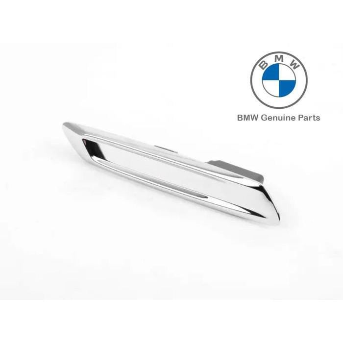 Original Bmw F10 F11 Lci Chrome Finisher Fender Depan Kiri 51137336645