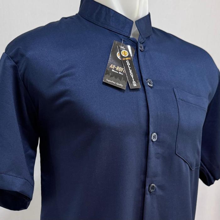 Kemeja Semi Safari Bali / Baju Koko Lengan Pendek Dewasa