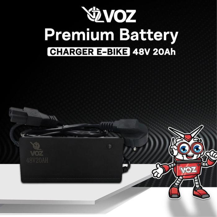 Baterai Charger Sepeda Listrik 48V 20 Ah