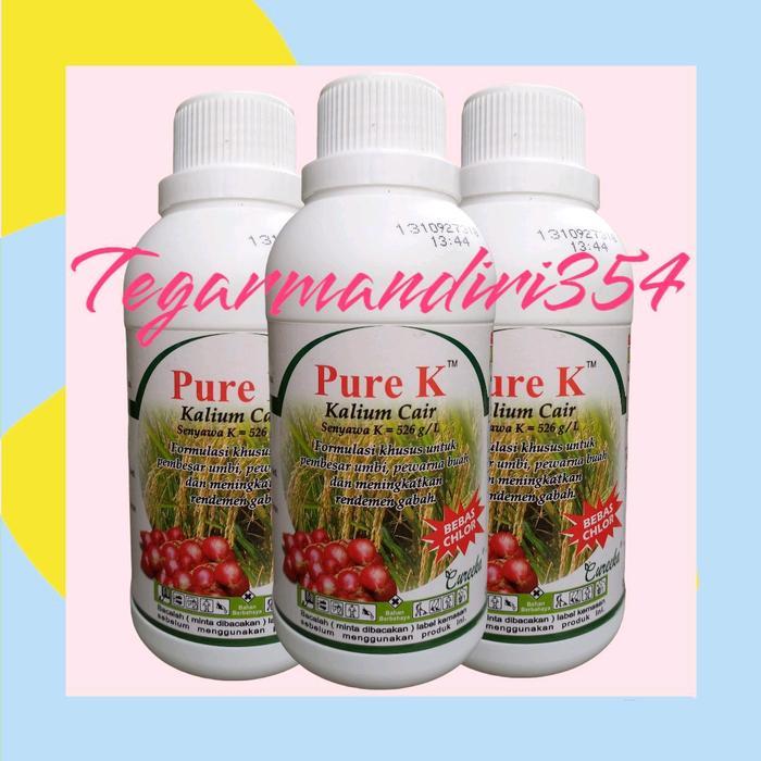 Argotech_ Asli Pupuk Kalium Pure-K 526 250Ml Pupuk Buah Kalium Cair Pure K 250Ml / Pewarna Buah