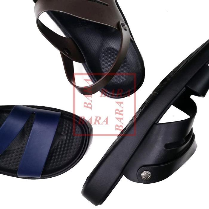 LUOFU SANDAL JELLY TALI BELAKANG PRIA E6181 (H4)