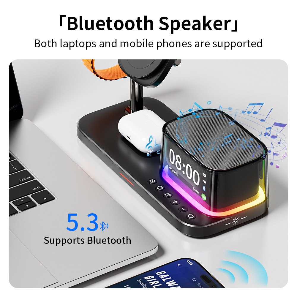 Super Fast QI2.2 25W Magnetic Wireless Charger Station For Galaxy S25/S26 iPhone 17 16 Pro Max