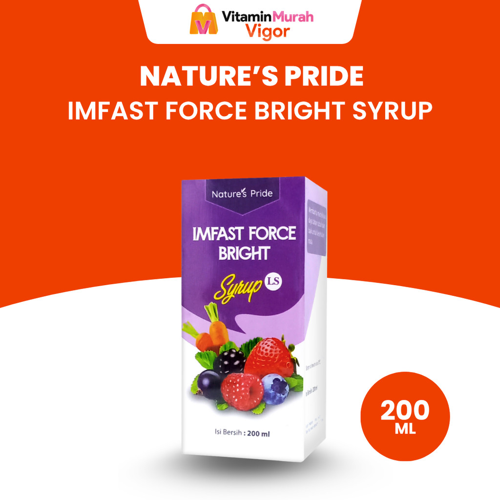 NATURE'S PRIDE IMFAST FORCE BRIGHT SYRUP LS ISI 200 ML