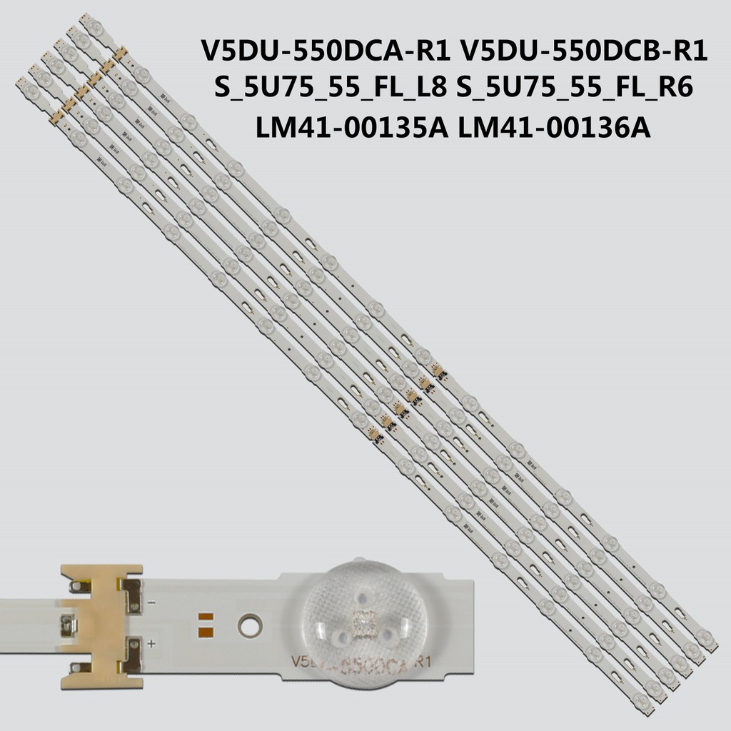 LED Backlight Strip For UE55KU6092 UE55KU6072 UN55JU6400F UN55JU6400 UA55JU6400 UE55JU6670