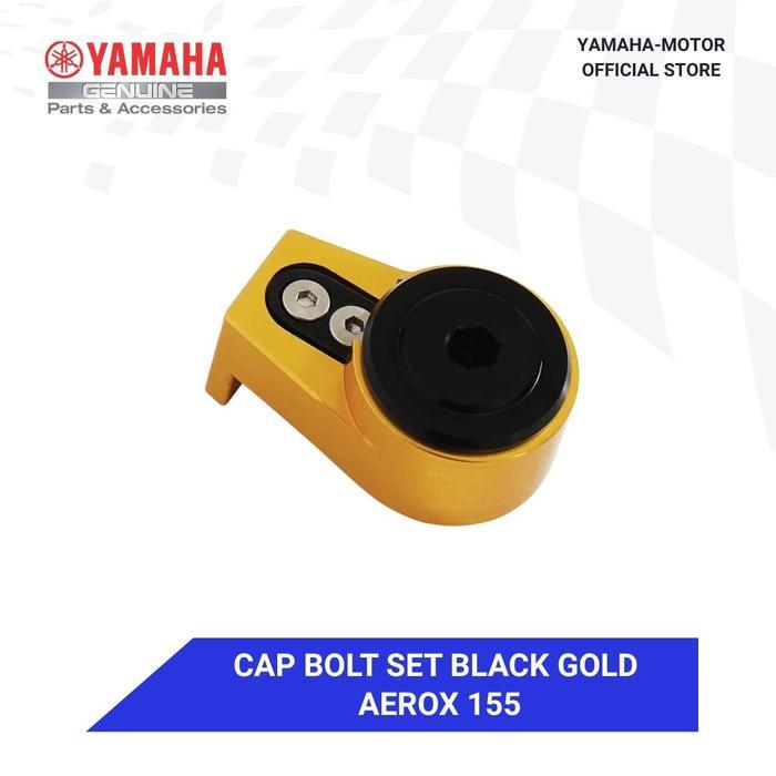 Yamaha Aerox 155 Bolt Cap Black Gold
