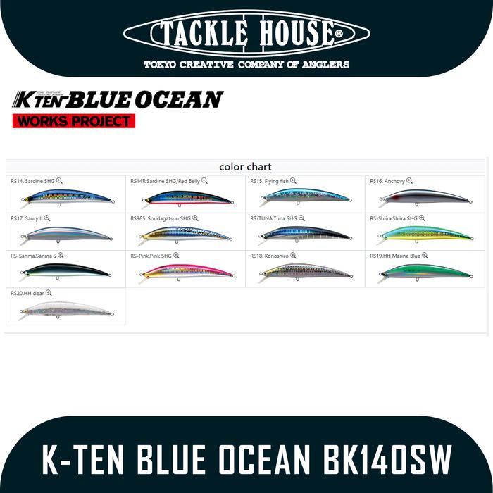 Sale Umpan Casting Merk Tackle House K-Ten Blue Ocean Sinking Works Bk140Sw