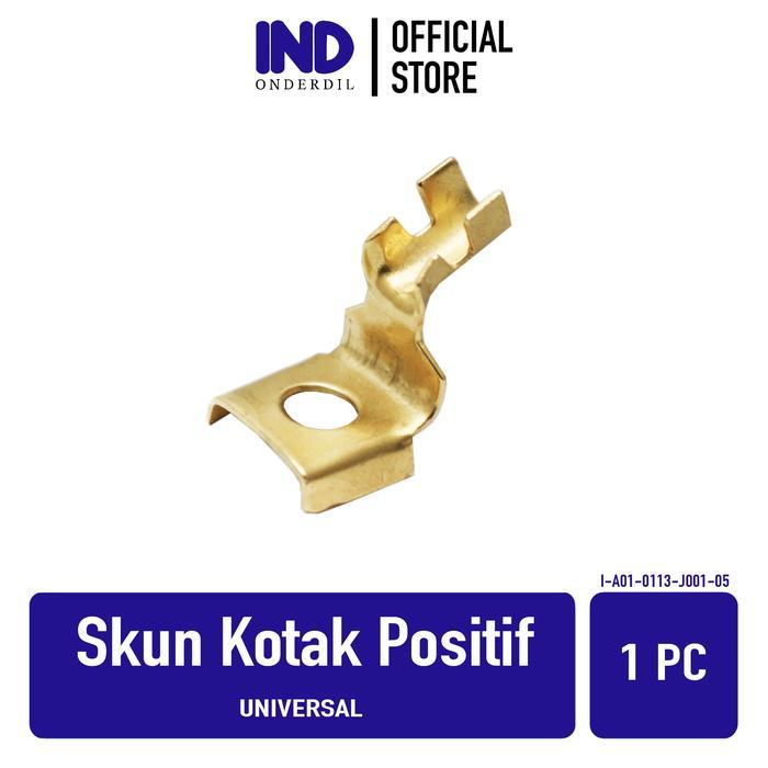 Skun Aki Positif Model Kotak Sekun Accu-Acu Socket-Soket Standar Motor