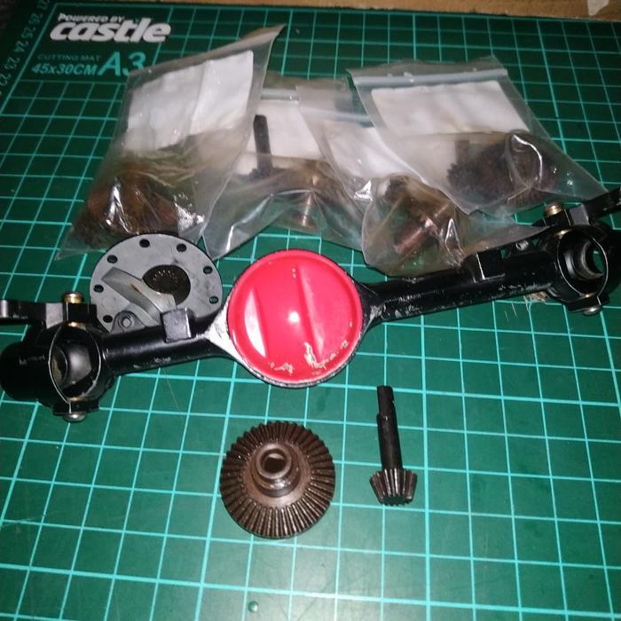 Best Seller Bevel Gear Set Dift Gear Hd, Yota Axel Rc 1/10 D90 ,( Bevel Gear 15T Dift Gear 40T)