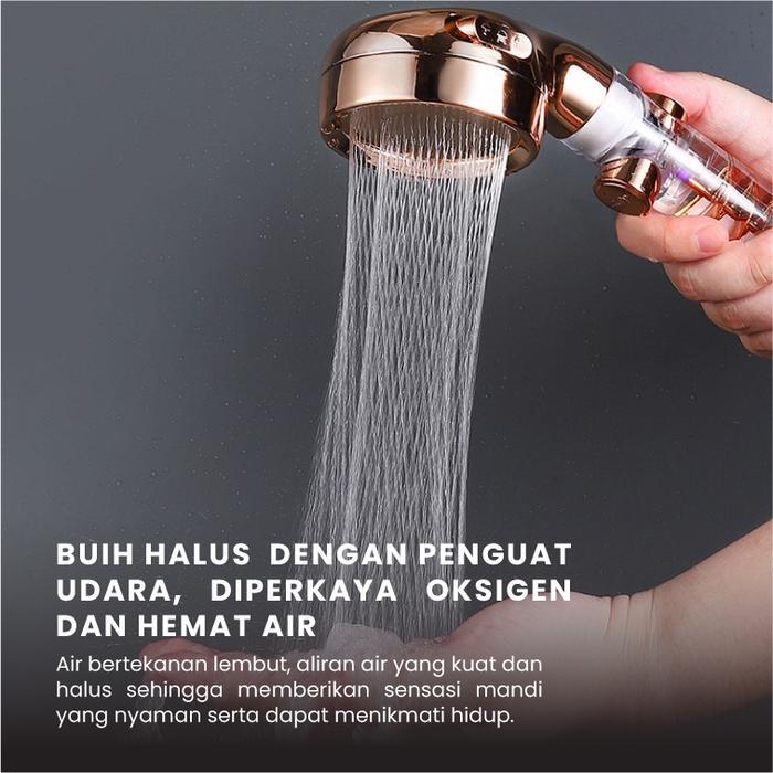 Paloma - Shower Kamar Mandi Head Sower Air Panas Dingin Powerful Twin Turbo Water